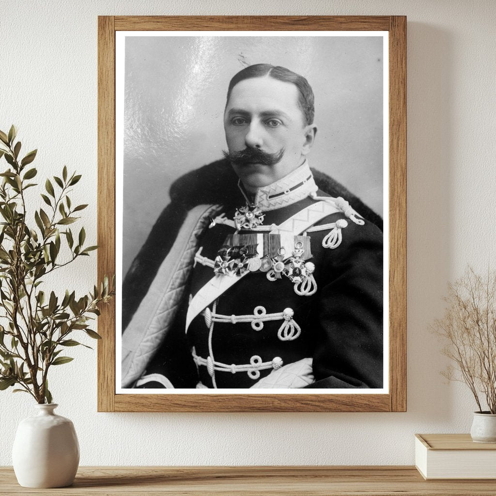 1920 Military Portrait of Don Jaime in Uniform