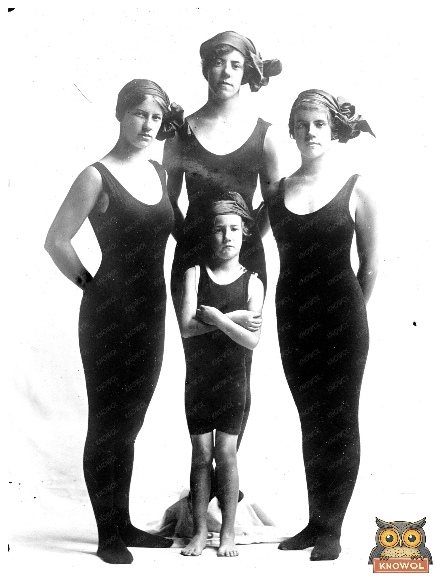 Dynamic Dew Sisters: Graceful Acrobats in Leotards