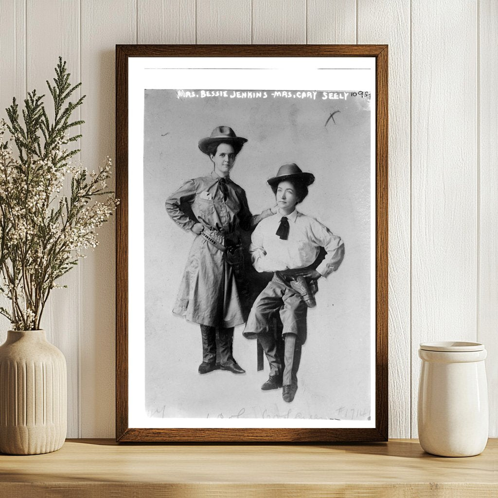1920s Cowboy Chic: Bessie Jenkins & Cary Seely Style