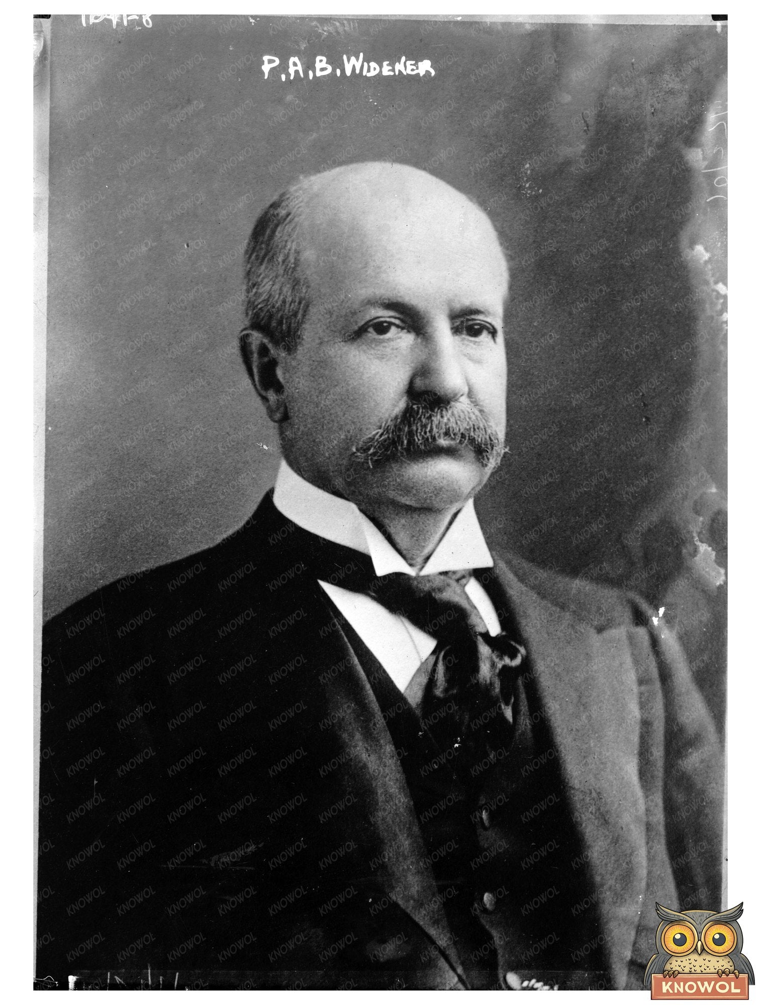 Captivating Portrait of American Tycoon P.A.B. Widener