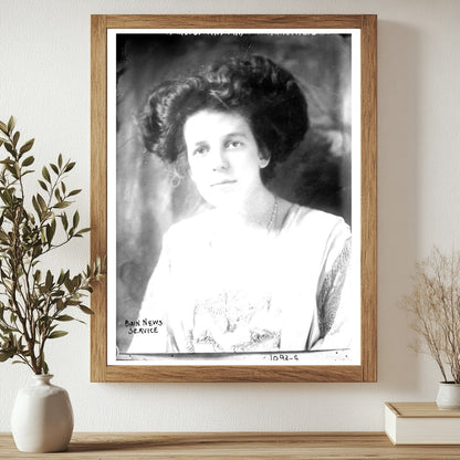 Elegant Portrait of Mrs. A.G. Vanderbilt, 1911