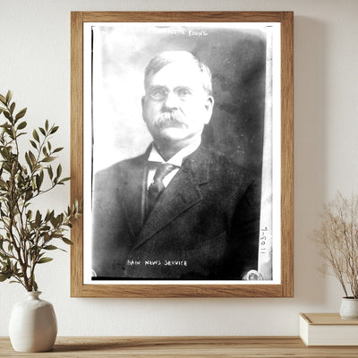 Iowas Influential Senator Lafayette Young Portrait