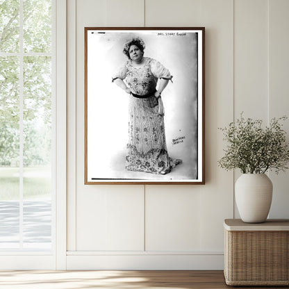 1920s Theater Elegance: Portrait of Mrs. Stuart Robson