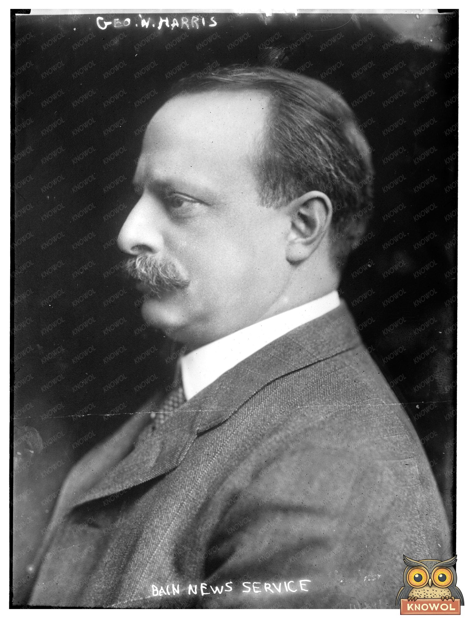 Early 20th Century Portrait of a Noteworthy Individual