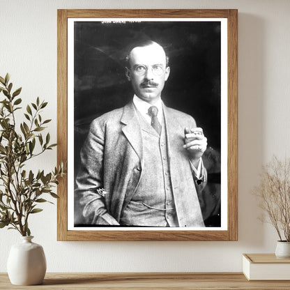 Vintage Portrait of a 20th-Century Politician