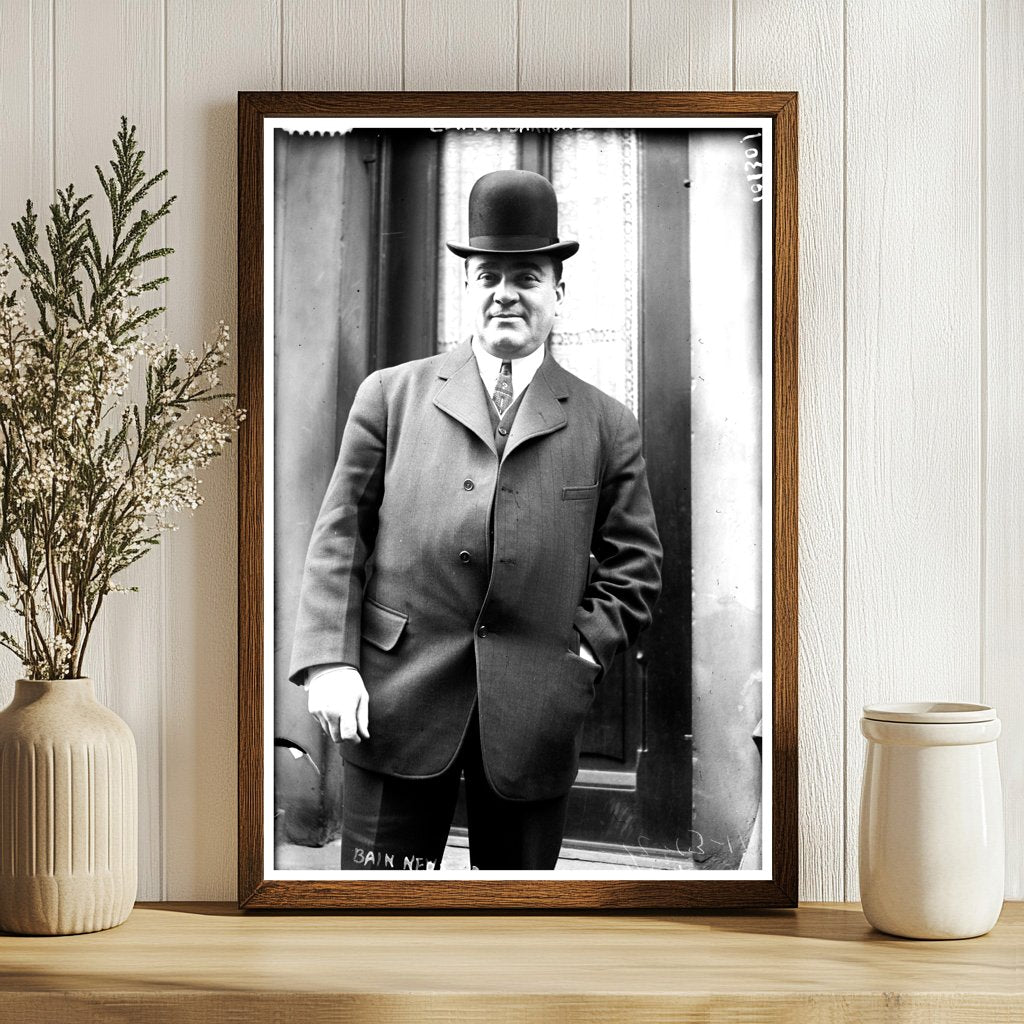 Vintage Portrait of Edw. G. Barrows: Early 20th Century Indu