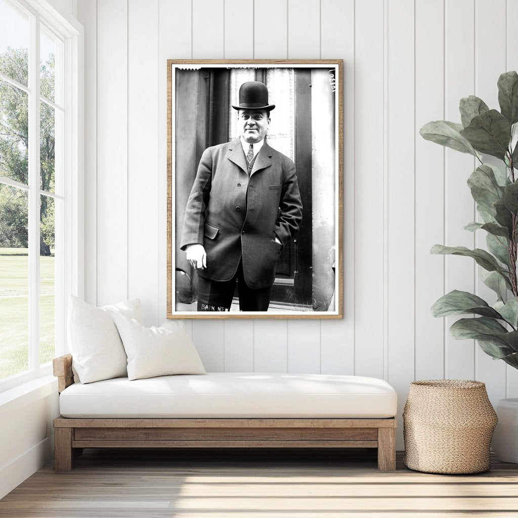 Vintage Portrait of Edw. G. Barrows: Early 20th Century Indu