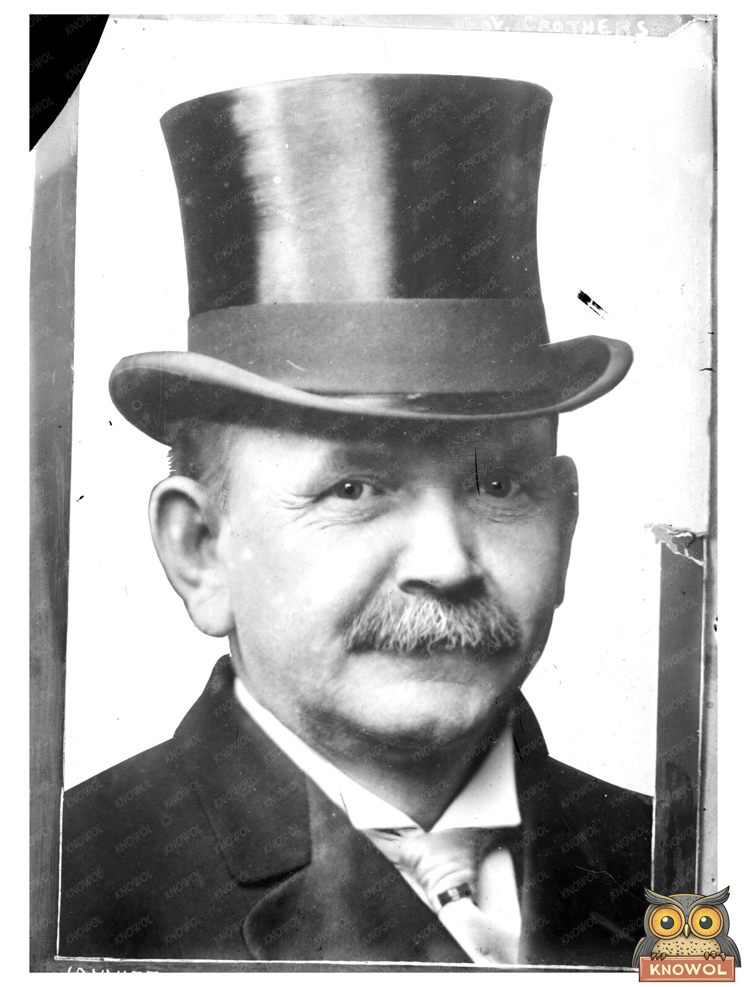 Maryland Governor Emerson C. Crothers in Office