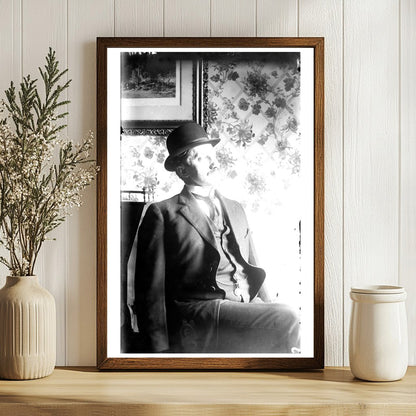 Seated Portrait of Pioneer Explorer Dr. Frederick Cook