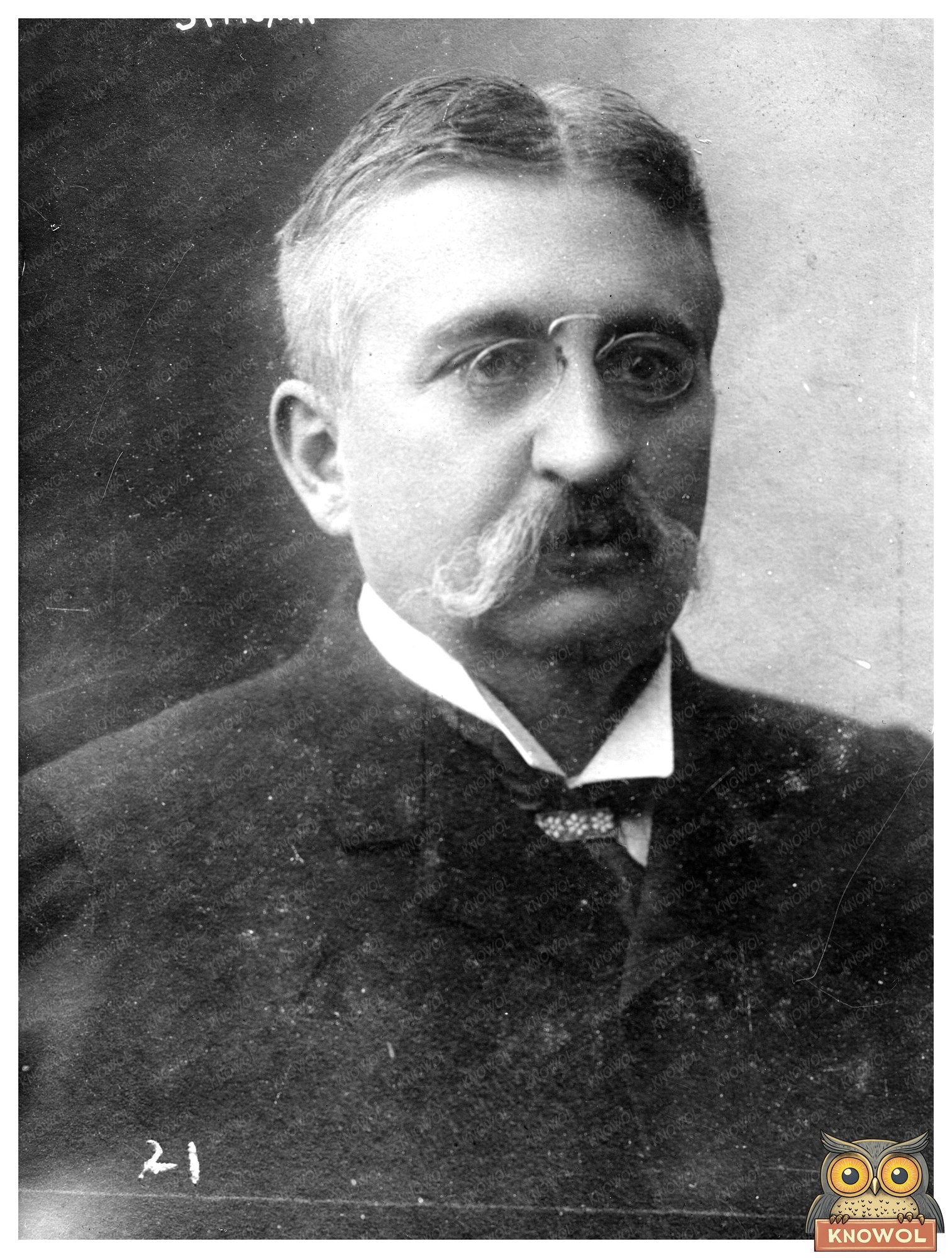 Elegant Portrait of Early 20th Century French Diplomat