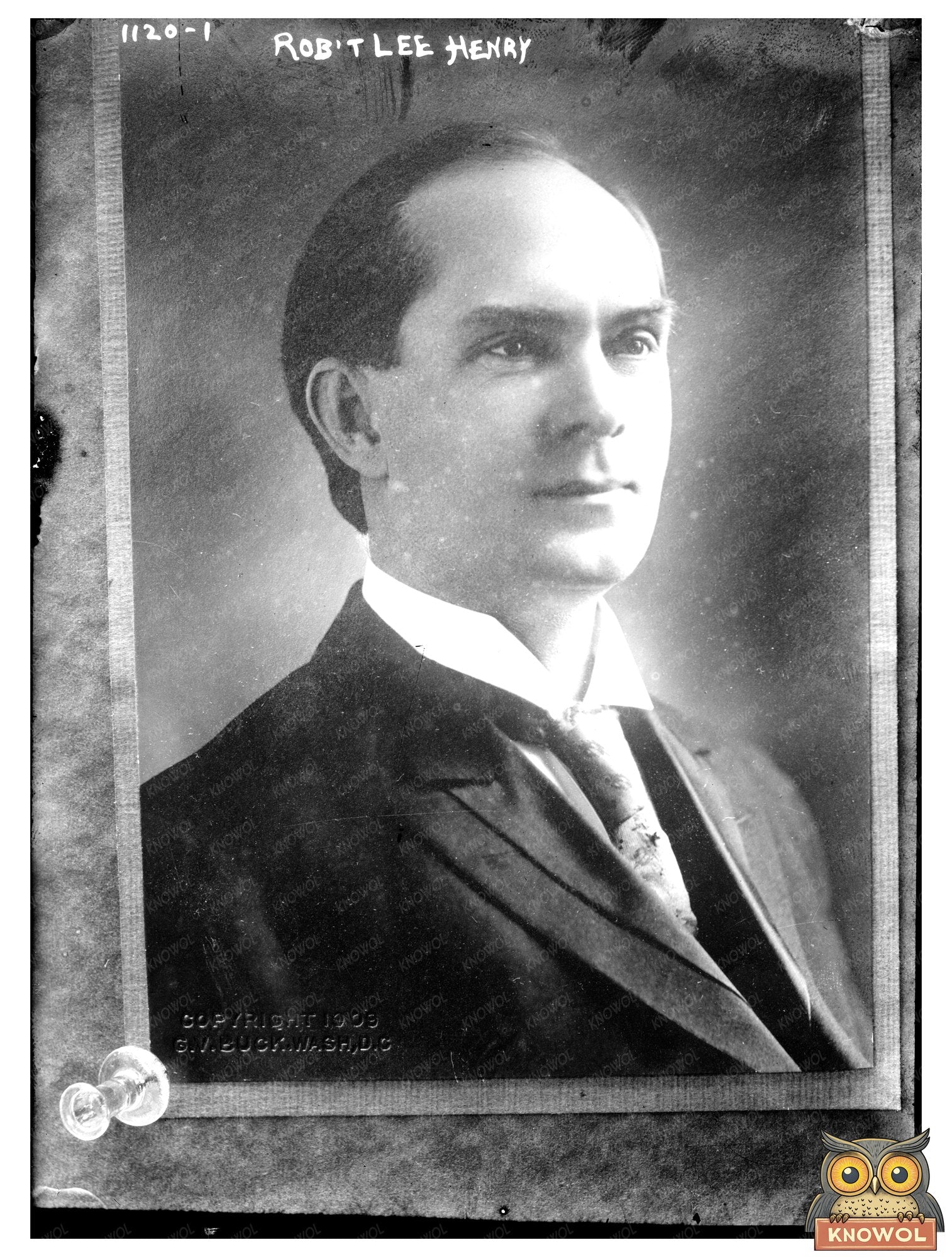 1909 Washington D.C. Portrait of Two Distinguished Men