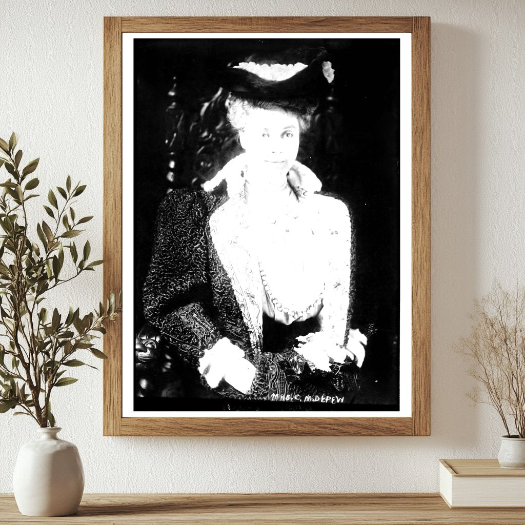 Elegant Portrait of Mrs. C.M. Depew, 1911