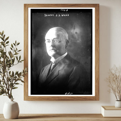 Early 20th Century Senator Advocating for Change