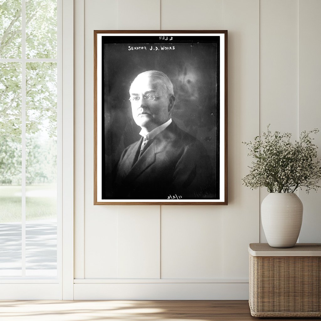 Early 20th Century Senator Advocating for Change