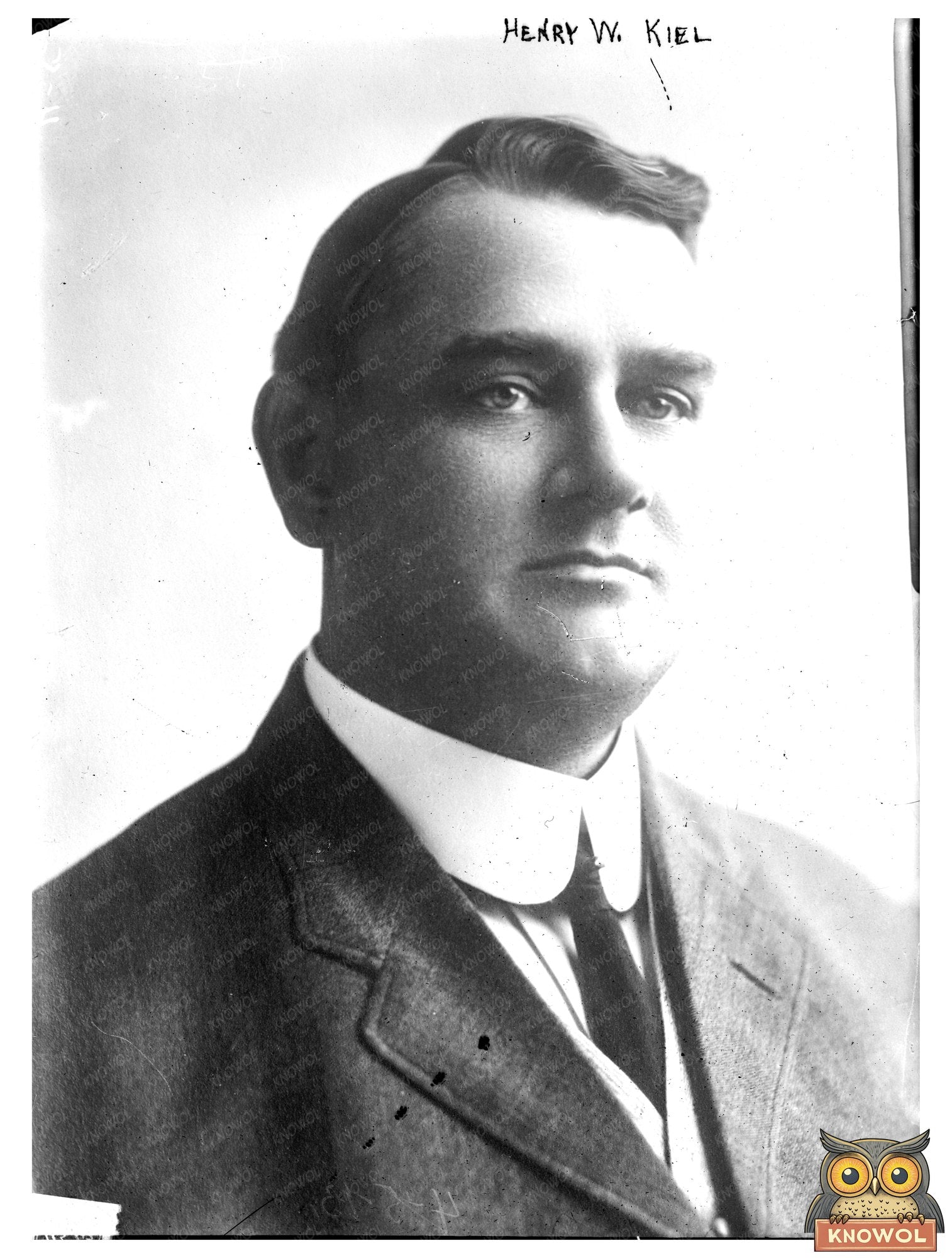 Vintage Portrait of St. Louis Mayor Henry W. Kiel