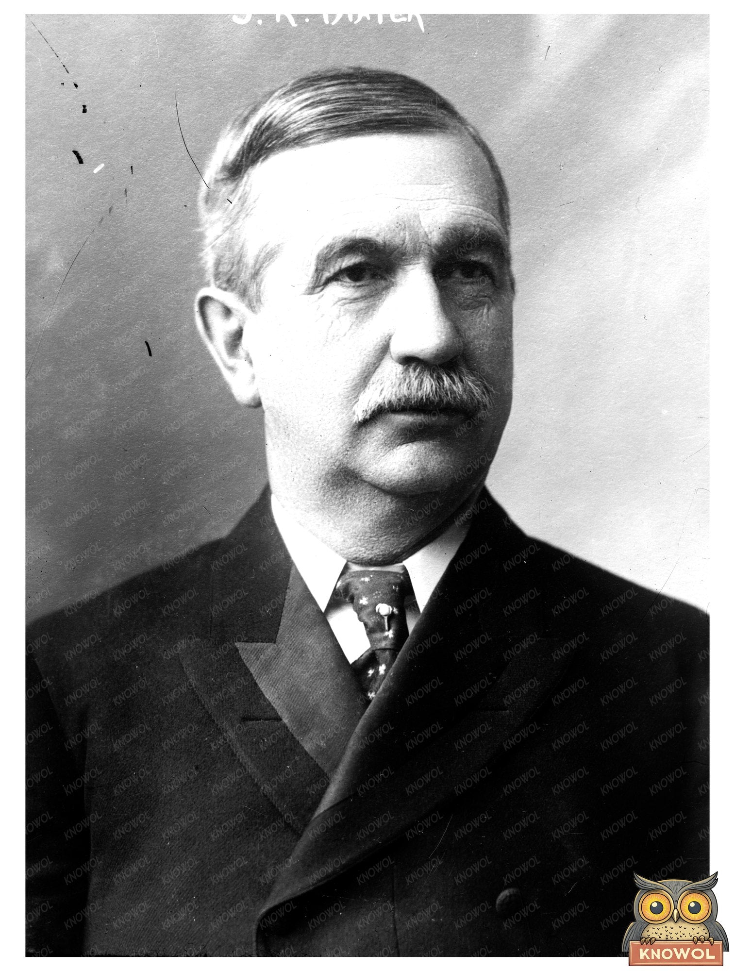 Historic Portrait of a 19th Century Statesman