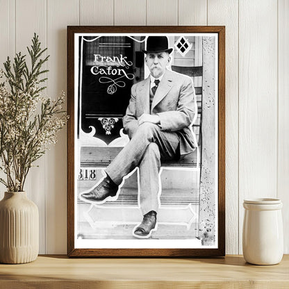 Early 20th Century American Journalist Frank Caton