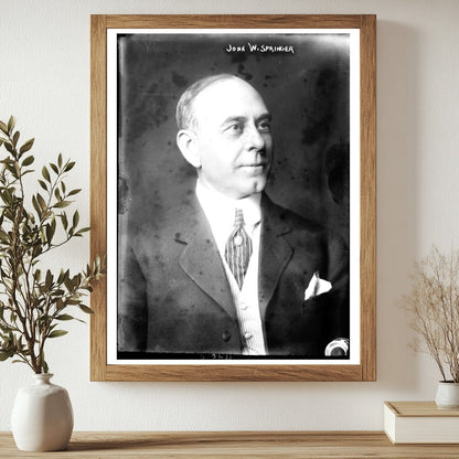 Vintage Portrait of a Notable American Politician