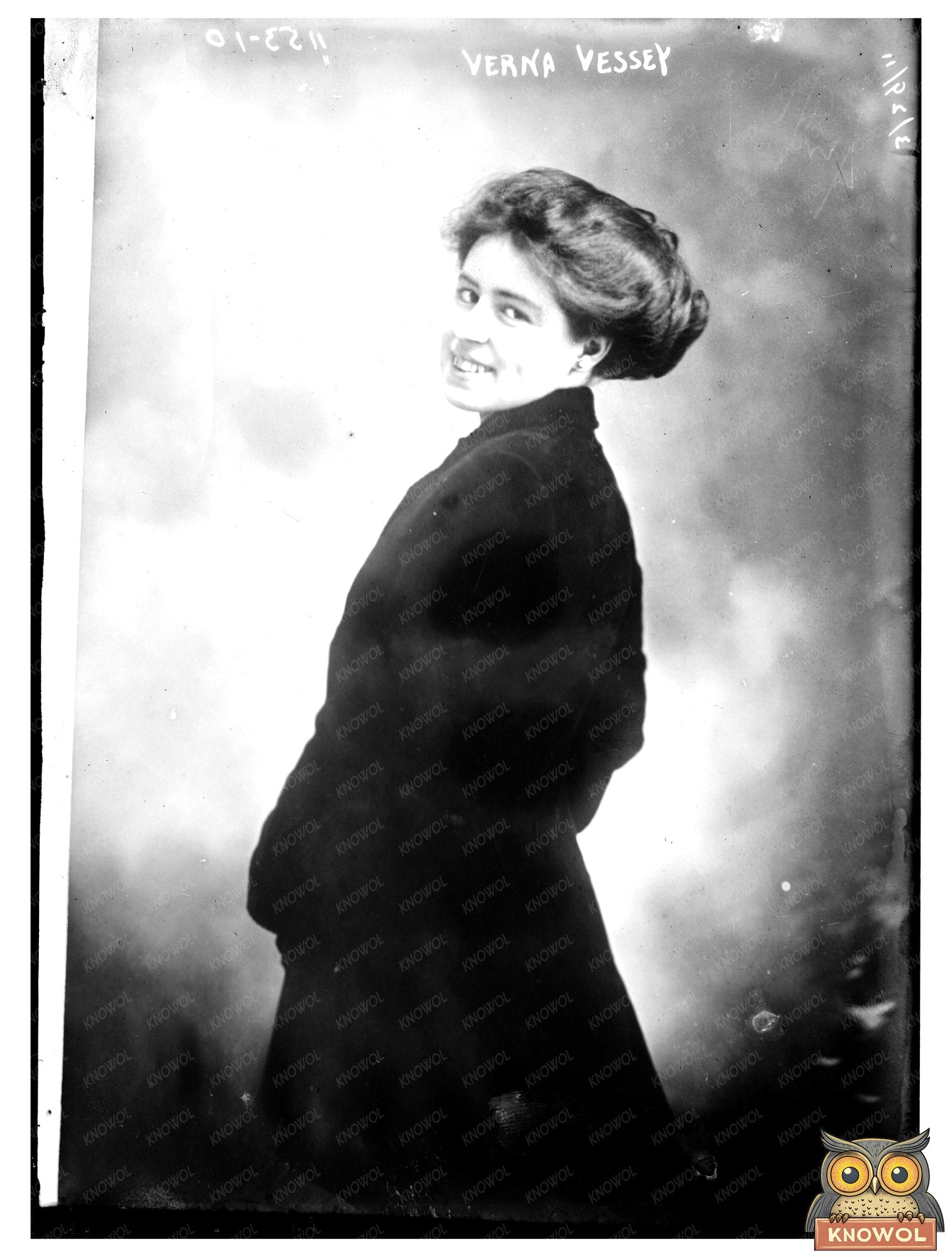Early 20th Century Portrait of Verna Vessey