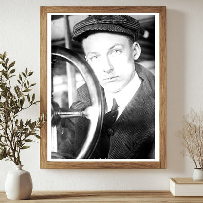 Vintage Portrait of Early 20th Century Icon