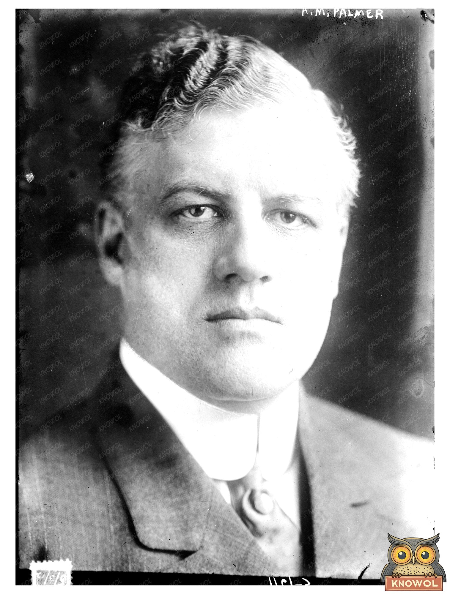 Vintage Portrait of a Theater Pioneer, A.M. Palmer