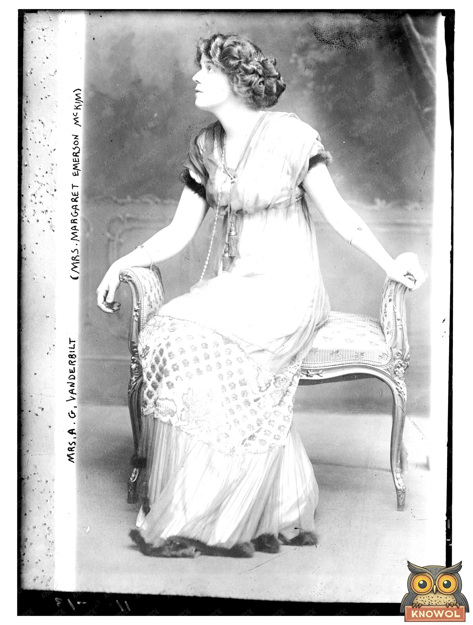 Graceful Elegance: Vanderbilt Heiress in Vintage Attire