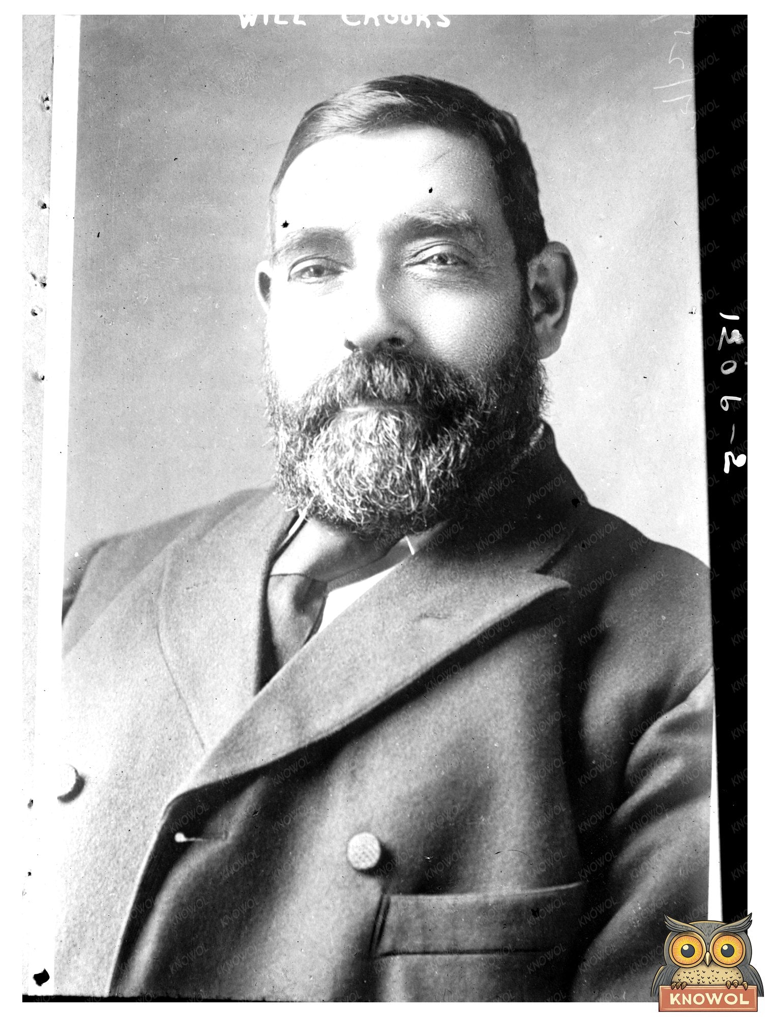 Vintage Portrait of Early 20th Century Politician