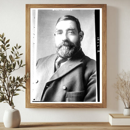 Vintage Portrait of Early 20th Century Politician