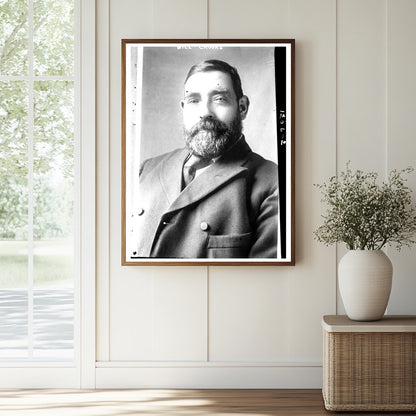Vintage Portrait of Early 20th Century Politician