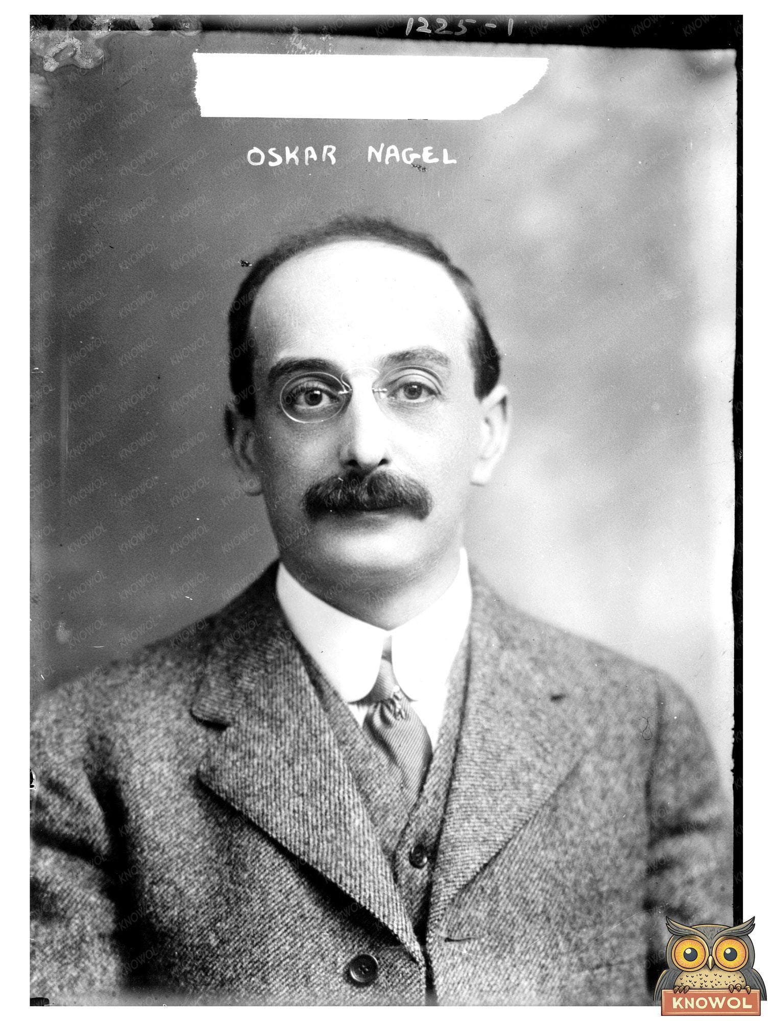 Historical Portrait of Oskar Nagel: A Hidden Legacy