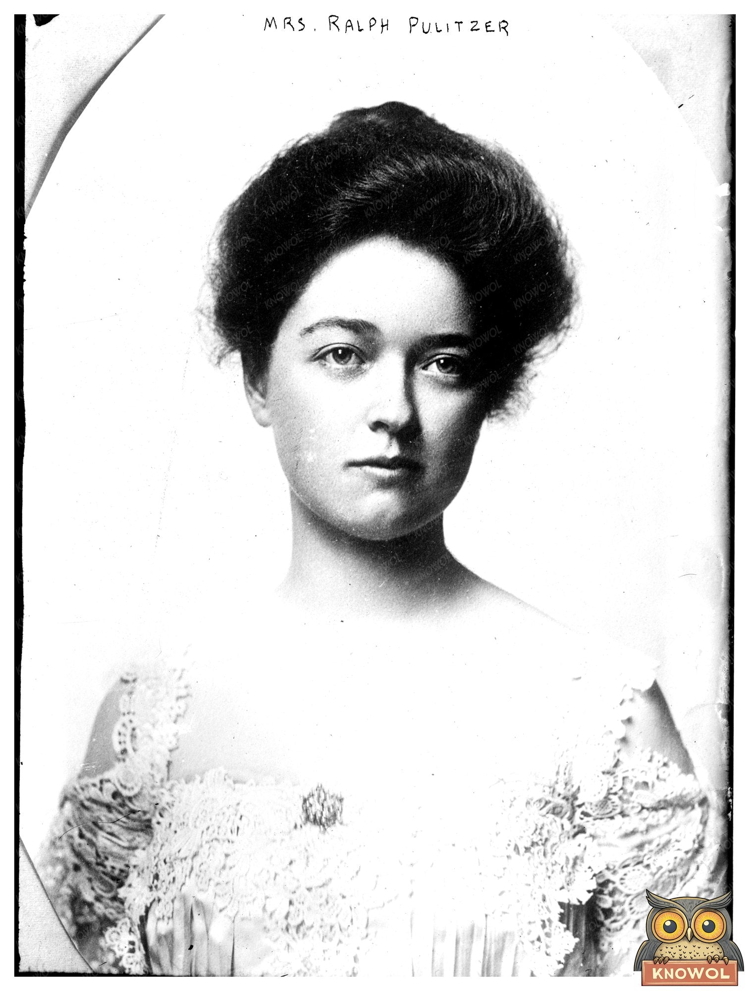 Elegant Portrait of Mrs. Pulitzer: Media Dynasty Matriarch