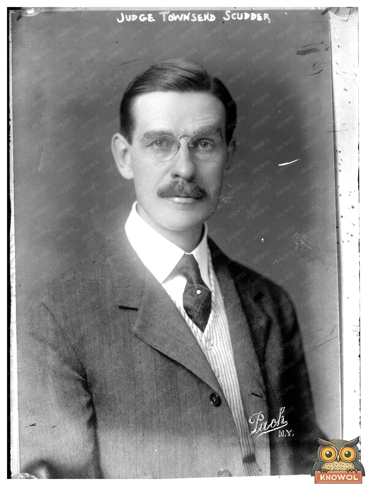 Historic Portrait of Judge Townsend Scudder, NJ