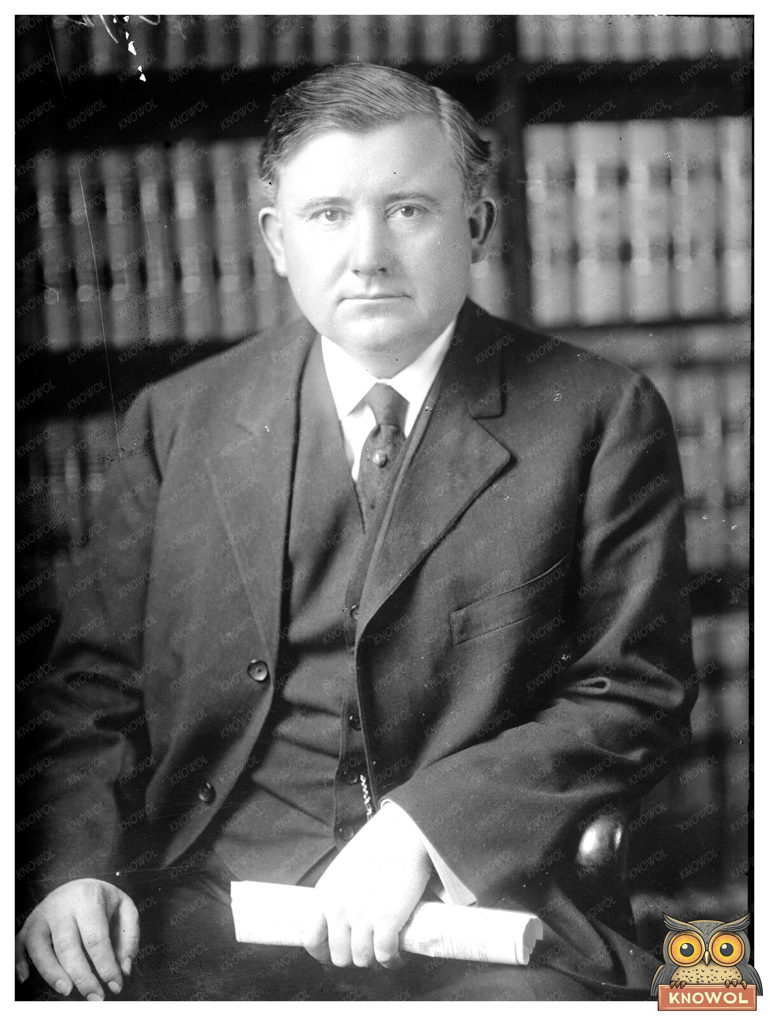 Early 20th Century American Politician Portrait
