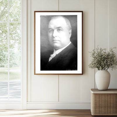 Early 20th-Century Illinois Political Leader Portrait