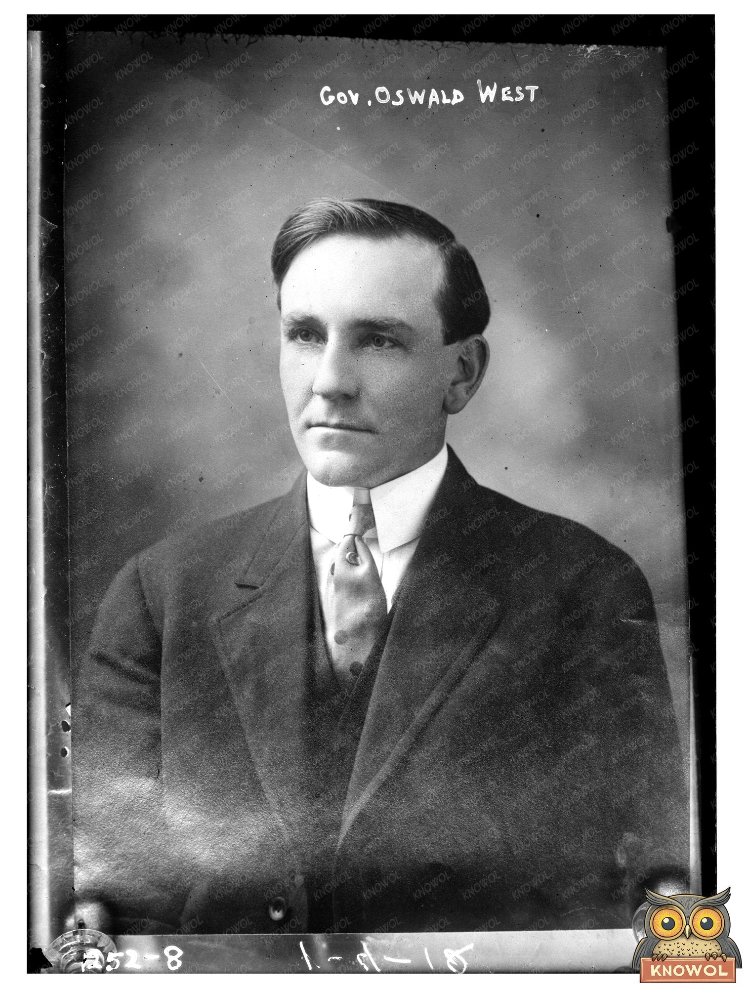 Progressive Oregon Governor Oswald West Portrait