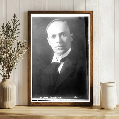 Notable Early 20th Century Journalist Portrait