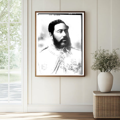 Majestic Portrait of King Kalakaua of Hawaii