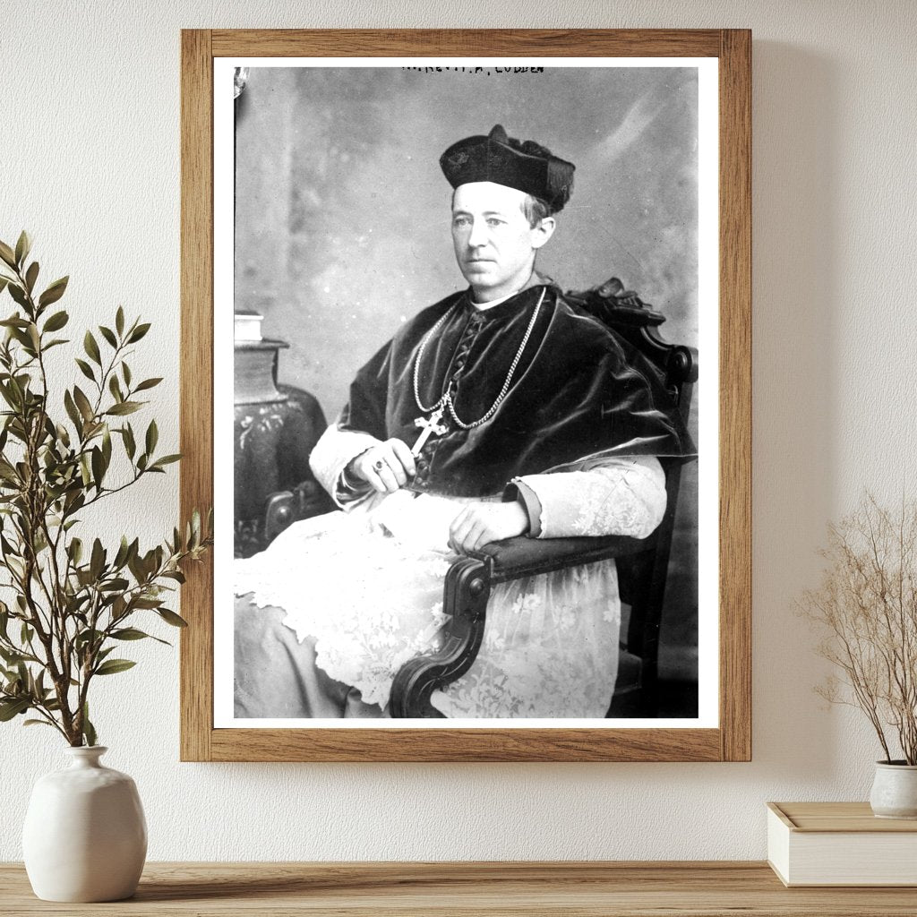 Influential Episcopal Bishop P.A. Ludden Portrait