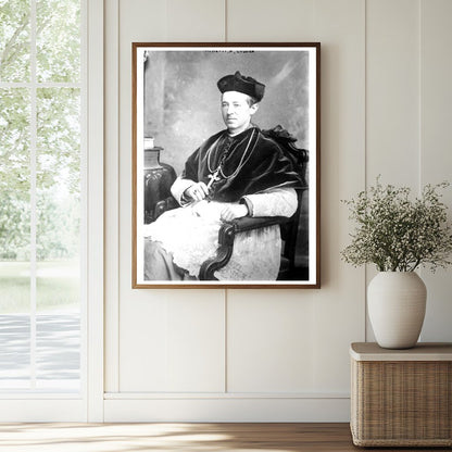 Influential Episcopal Bishop P.A. Ludden Portrait