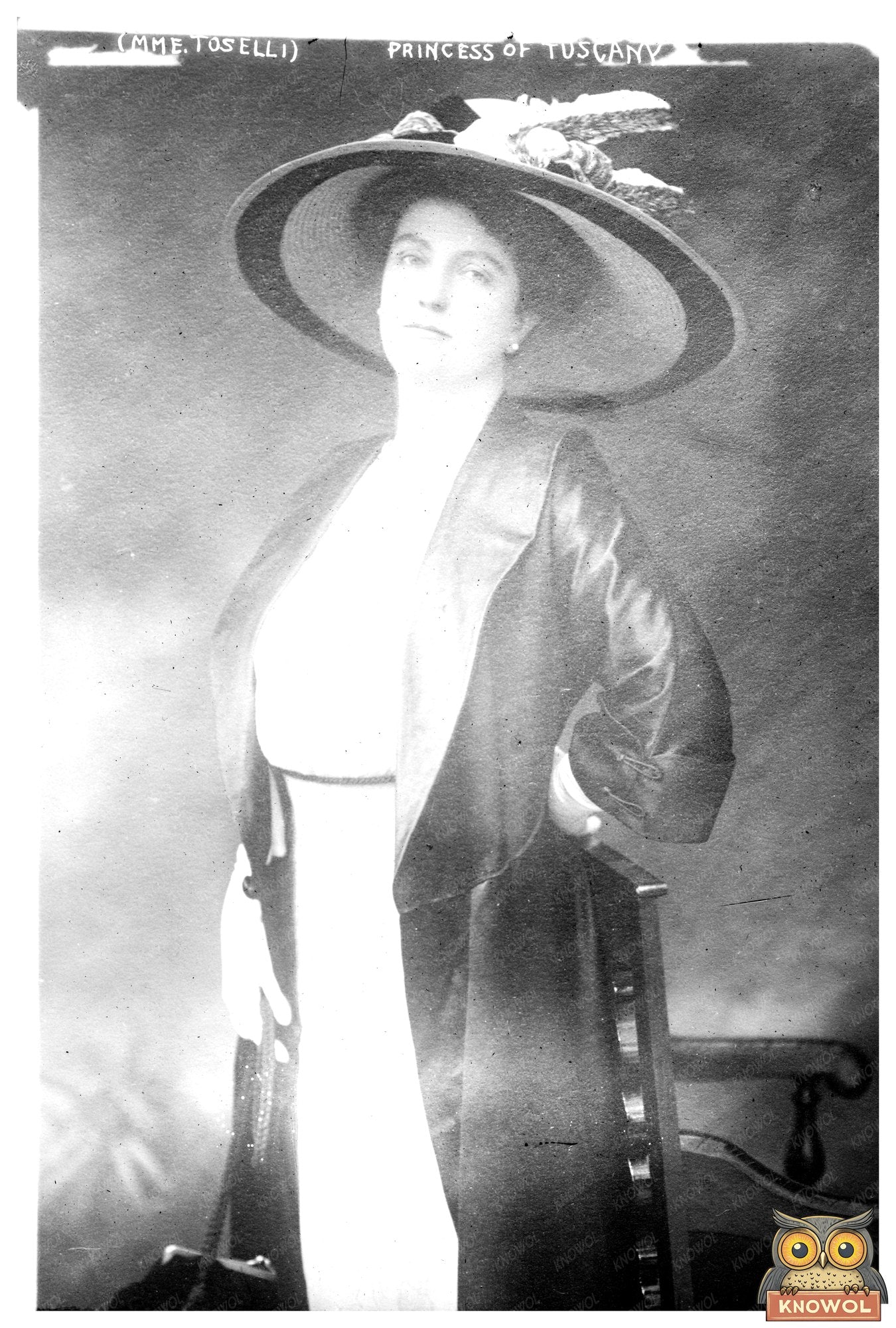 Elegant Portrait of Mme. Toselli, Princess of Tuscany