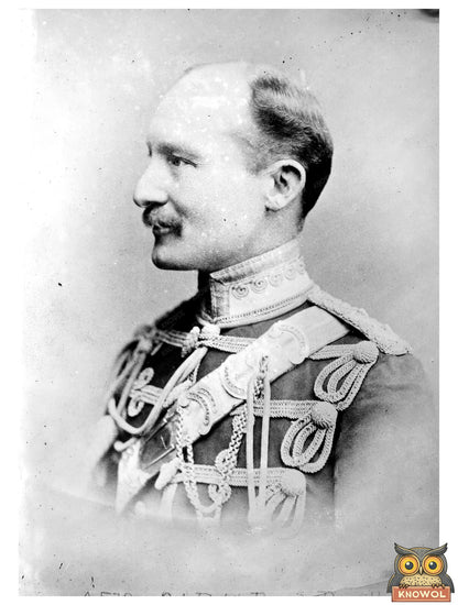 Heroic Portrait of General Baden-Powell in Uniform