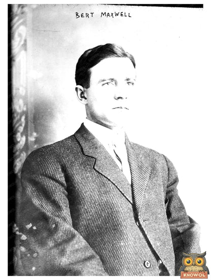 1914 American Baseball Pioneer in Historic Portrait