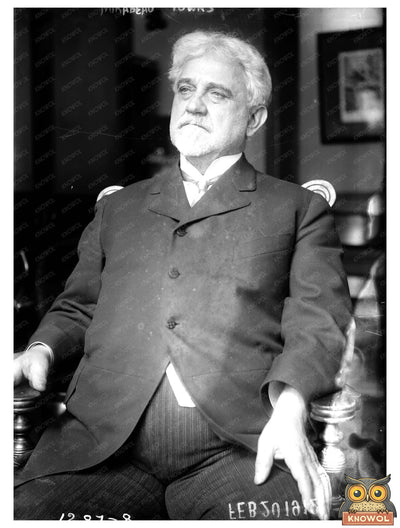 Historic Portrait of Early 20th Century Statesman