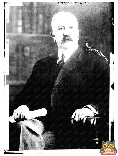 Vintage Portrait of an Early 20th Century Politician