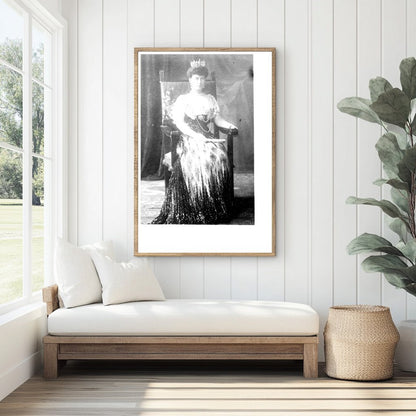 Regal Grace: Queen Sophia of Greece Portrait