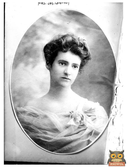 Elegant Portrait of Early 20th Century Lady