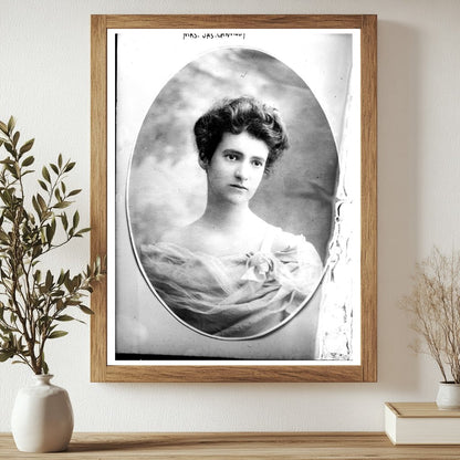 Elegant Portrait of Early 20th Century Lady