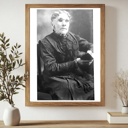 Celebrated Blind Hymn Writer Fannie Crosby Portrait