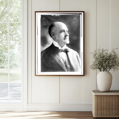 Early 20th-Century Business Pioneer Portrait