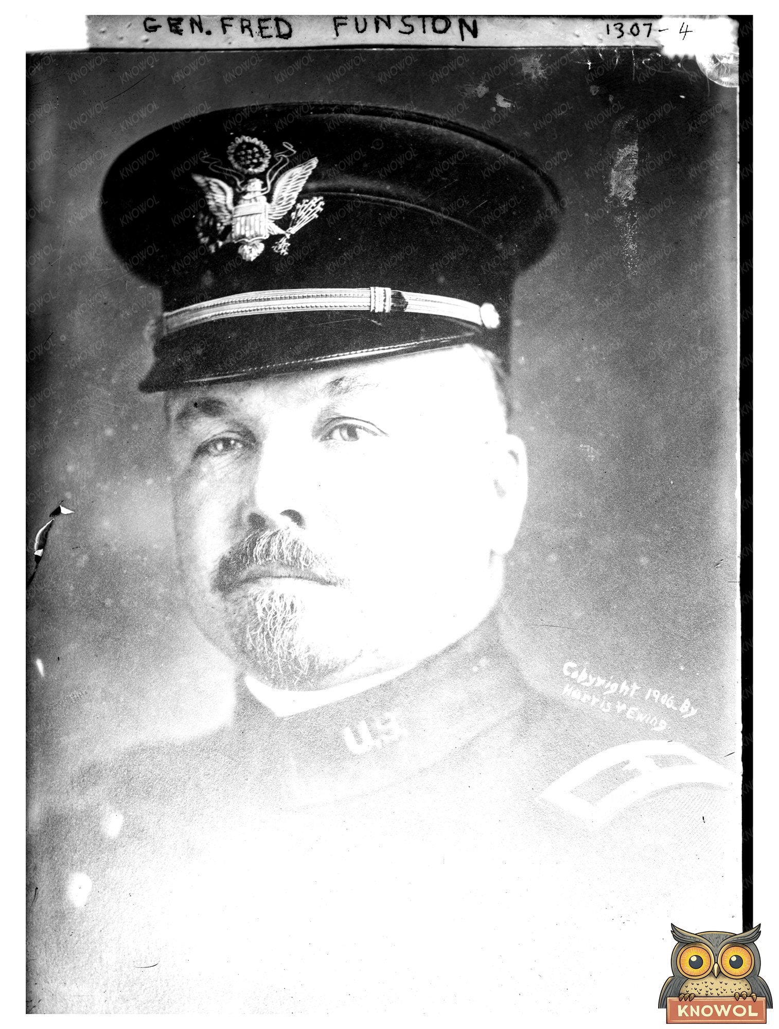 Historic Portrait of General Fred Funston in Uniform